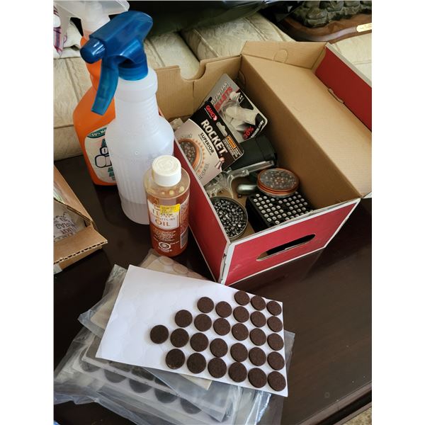 Another Lot of Random Items - Teak Cleaner, BB Gun & Pellets + Furniture Pads