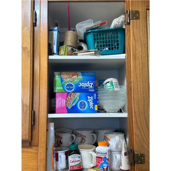 Contents of Cupboard