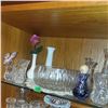 Image 1 : Contents on Shelf - Crytals, Vases +