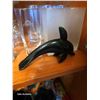 Image 8 : Contents of Shelf - Barware + Vases + Native Statues