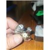 Image 2 : Small Jewellery Box With 3 Rings - 1 is stamped Sterling and 1 is stamped 10 something