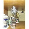 Image 1 : Lot of Vintage Decor - Shafford Stein, Crystal Statue + Snow Globe