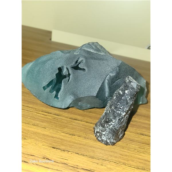Siku Glass Decor + Unidentified Rock