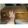 Image 2 : Very Large Wooden Trinket Box with Contents