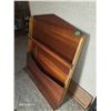 Image 2 : Vintage Fold Up Card Table with the mathcing Wooden Storage Compartment