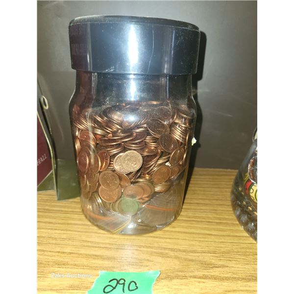 Estate Jar of Pennies