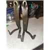 Image 1 : Pair of Unique Welded Book Ends or Desk Decor
