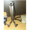 Image 2 : Pair of Unique Welded Book Ends or Desk Decor