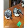 Image 2 : Set of 2 Wooden Loons Decoy Collectible