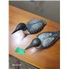 Image 3 : Set of 2 Wooden Loons Decoy Collectible