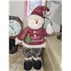 Image 2 : 26 Inch Tall Santa Decor + Near New Boxed 6.5 Foot Prelit Christmas Tree