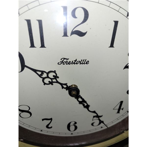 Forestville Pendulum Wall Clock - Unverified if working