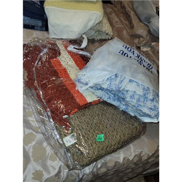 Lot of Vintage Crochet Blankets