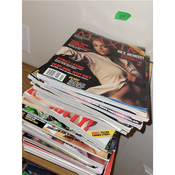 Lot of Male Magazines - All sorts of genres