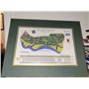 Image 1 : James Patterson Izatt Signed Royal Troon - Old Course Golf Club Architect Map - Measures 16x12" Matt