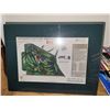 Image 1 : James Patterson Izatt Signed Northview Golf Club - Ridge Course Architect Map - Measures 16x12" Matt