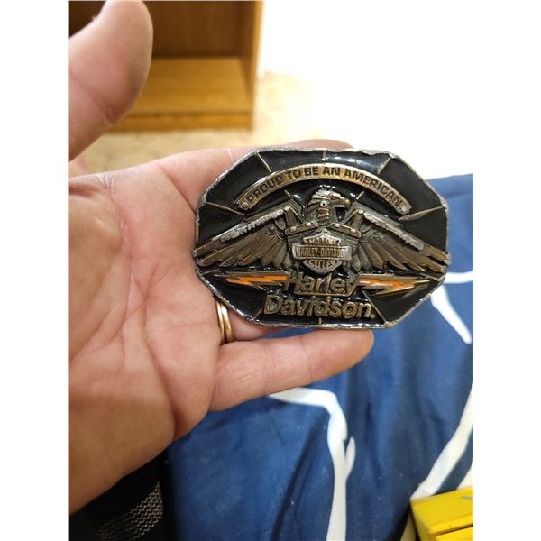 Vintage Harley Davidson Belt Buckle