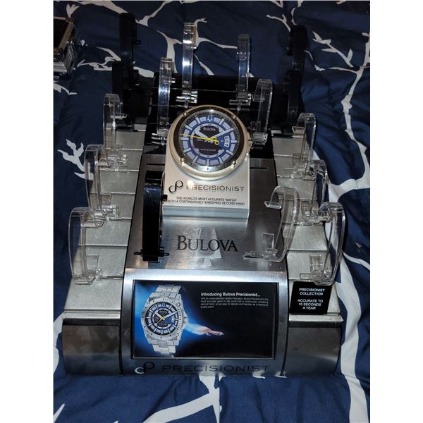 Bulova Precisionist Store Display with Rare Precisionist Display Piece