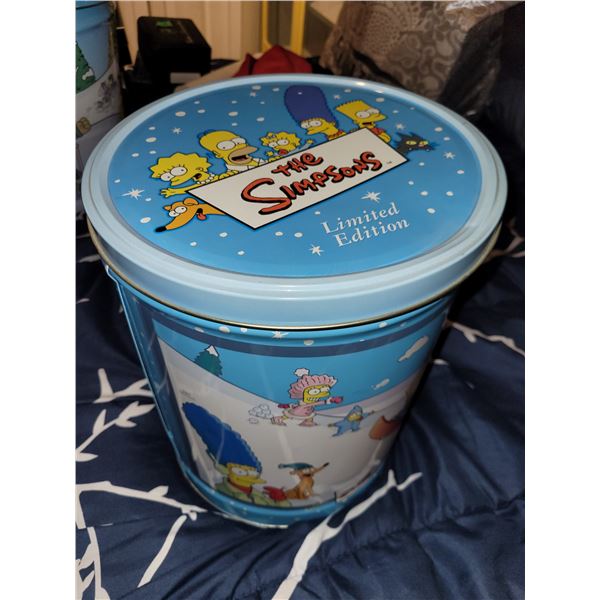 Large Older Simpsons Tin with Golf Balls +