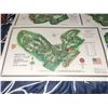 Image 2 : Lot of 4 James Patterson Izatt Golf Course Architect Maps - Each One Measures 23.5x14"