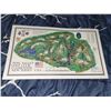 Image 1 : James Patterson Izatt Signed Pine Valley Golf Club Architect Map - Measures 23.5x14"