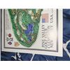 Image 2 : James Patterson Izatt Signed Pine Valley Golf Club Architect Map - Measures 23.5x14"