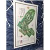 Image 1 : James Patterson Izatt Signed Merion Golf Club East CourseArchitect Map - Measures 23.5x14"