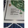 Image 2 : James Patterson Izatt Signed Merion Golf Club East CourseArchitect Map - Measures 23.5x14"