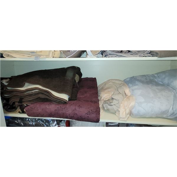 Contents of Shelf of Linen Closet