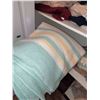 Image 8 : Contents of Shelf of Linen Closet - Wool Blankets & Such