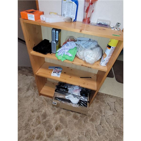 Bookcase with All Contents - Measures 27x9.5x37"