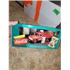 Image 1 : Vintage - New Coca Cola ERTL Stake Truck with Vending Machine & Dolly Cart