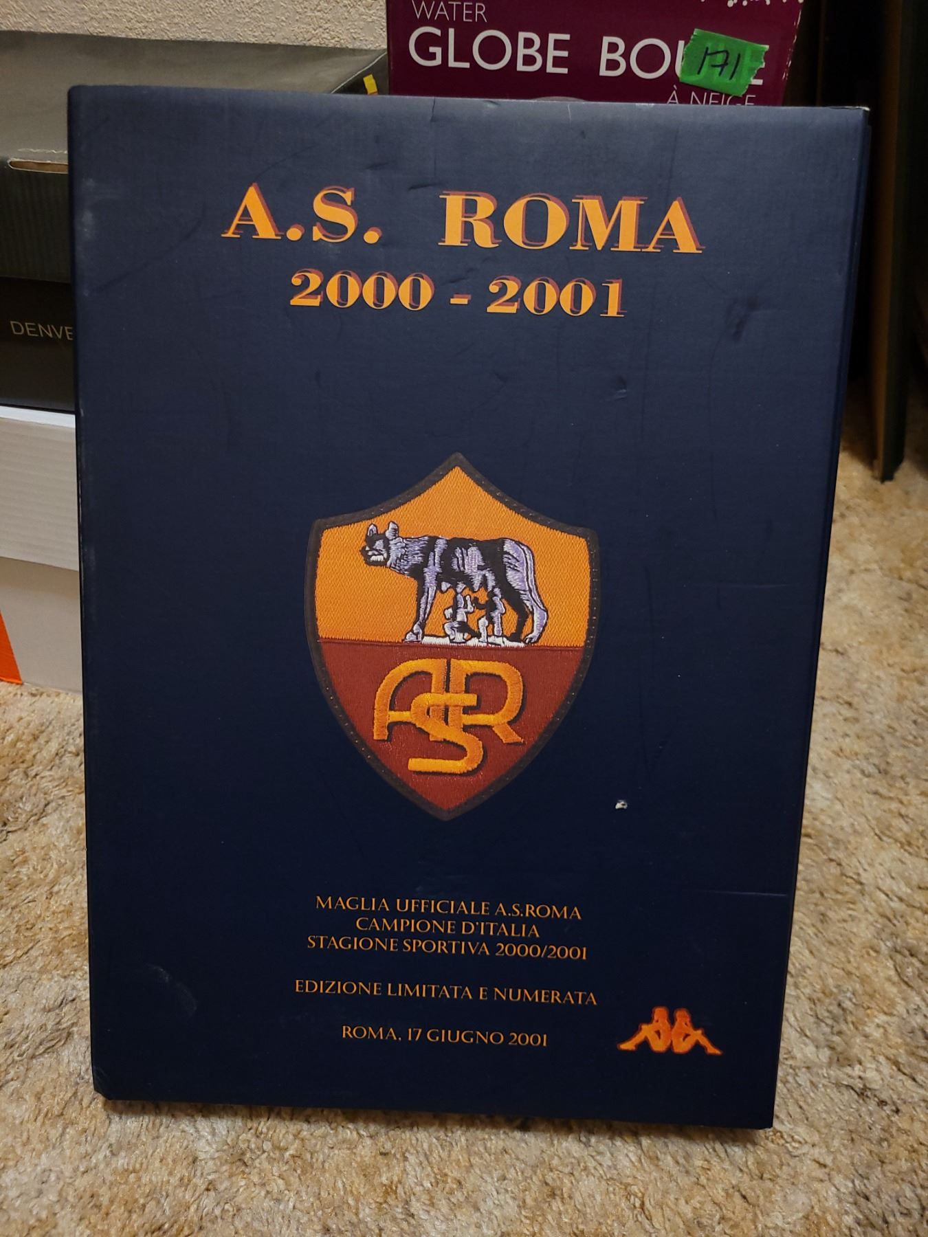 Camiseta AS Roma 2000-2001 Visitante Camiseta AS Roma 2000-2001 Visitante
