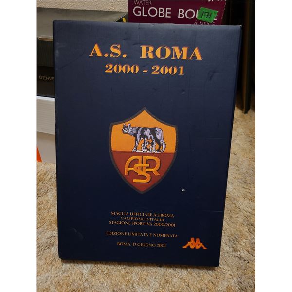 2000/2001 A.S. Roma Special Football Shirt - Kappa Edition, Scudetto Limited Edition Box - Numbered 