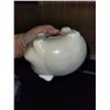 Image 3 : Small Vintage Credit Union Piggy Bank with Coins