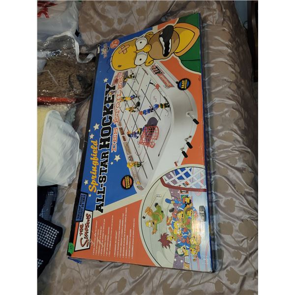 Vintage Simpsons Springfied All-Star Hockey Game - Looks Complete