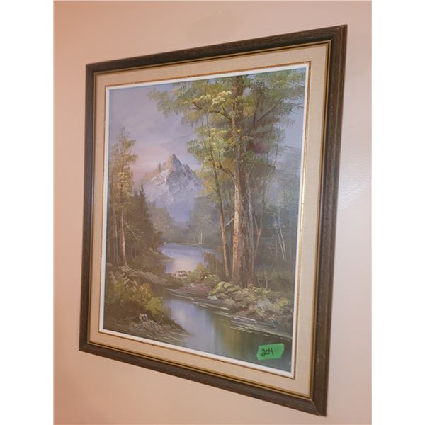 Set of 3 Wall Decor Pictures - Measures 20x24", 25x29", 25x29"