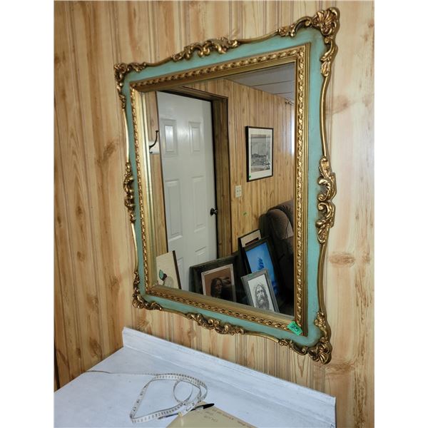 Antique Mirror - Measures 29x35"