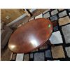 Image 1 : Set of 3: Vintage Coffee Table 45x27x16", Rectangle End Table 20x26x21", Oval Side Table 24x21.5"