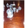 Image 2 : Nice Lot Crystal Miniature Statues - Some are Swarovski, many are broken and will need repair