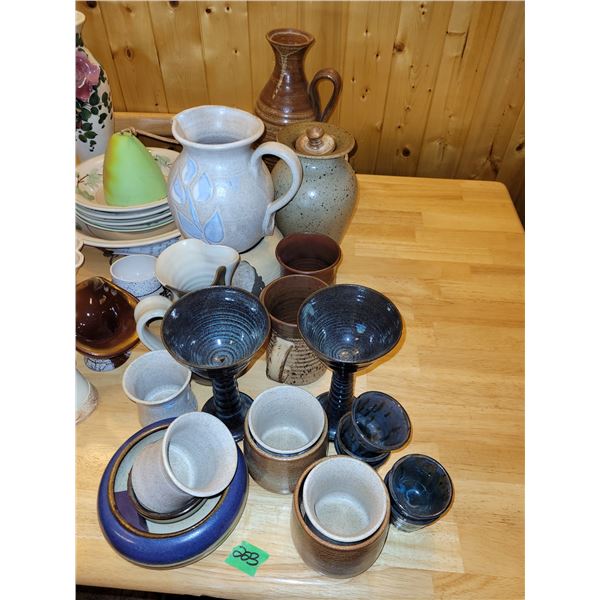 Massive Lot of Vintage Pottery - Lots of known makers and signed pieces - AJ Crafts +