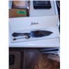 Image 1 : Sterling Silver Spoon and Silver Cheese Knife - Marked 925 and 8305