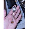 Image 2 : Sterling Silver Spoon and Silver Cheese Knife - Marked 925 and 8305