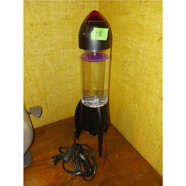 Vintage Ken Art Torando Rocket Lamp - Working