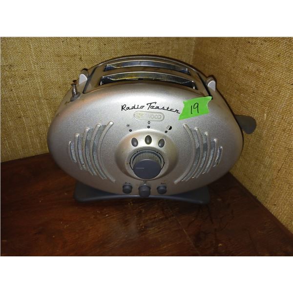 Retro Space Age Kenwood Radio Toaster #TT756SL