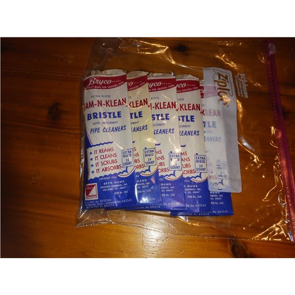 Vintage 1954 (5 Packs) Bryco Extra Rigid Ream-N-Klean Bristle Super Absorbent Pipe Cleaners