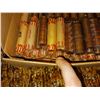 Image 2 : Box Full Of Rolls of Pennies - Copper, US and Canada - 4 Deep