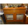 Image 1 : Beautiful Wooden and Glass Sideboard