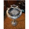 Image 1 : Retro Metal Floor Ashtray Stand With Removable Ashtray