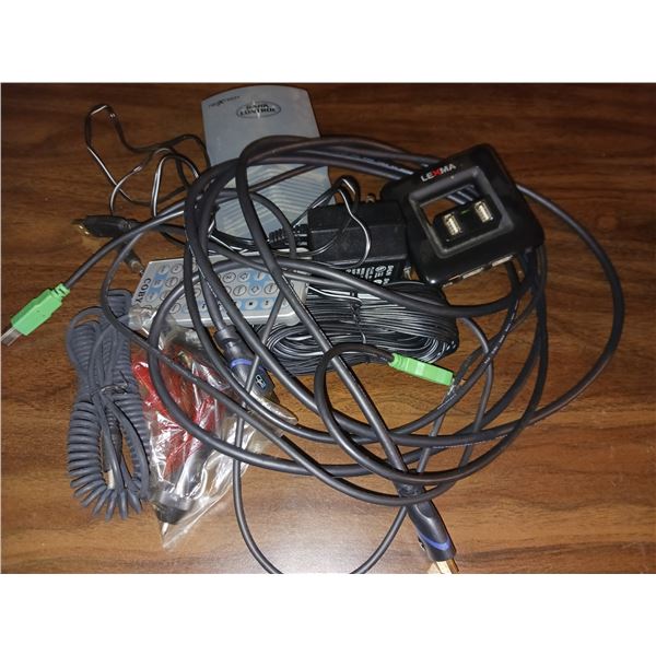 Lot of Various Cords Etc